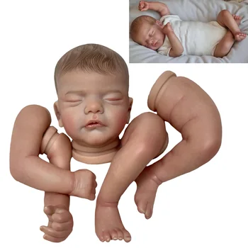 45CM reborn baby dolls kits Sam handmade painted/Genesis artist paint unfinished soft vinyl parts lifelike reborn baby doll kit toy