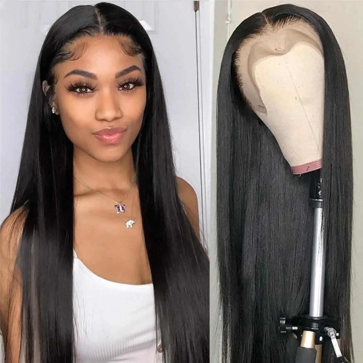 

250 Density Bone Straight 13x4 360 Hd Lace Front Wigs Human Hair 13x6 Lace Wig Brazilian 40 Inch For Women Pre Plucked Lace Wigs