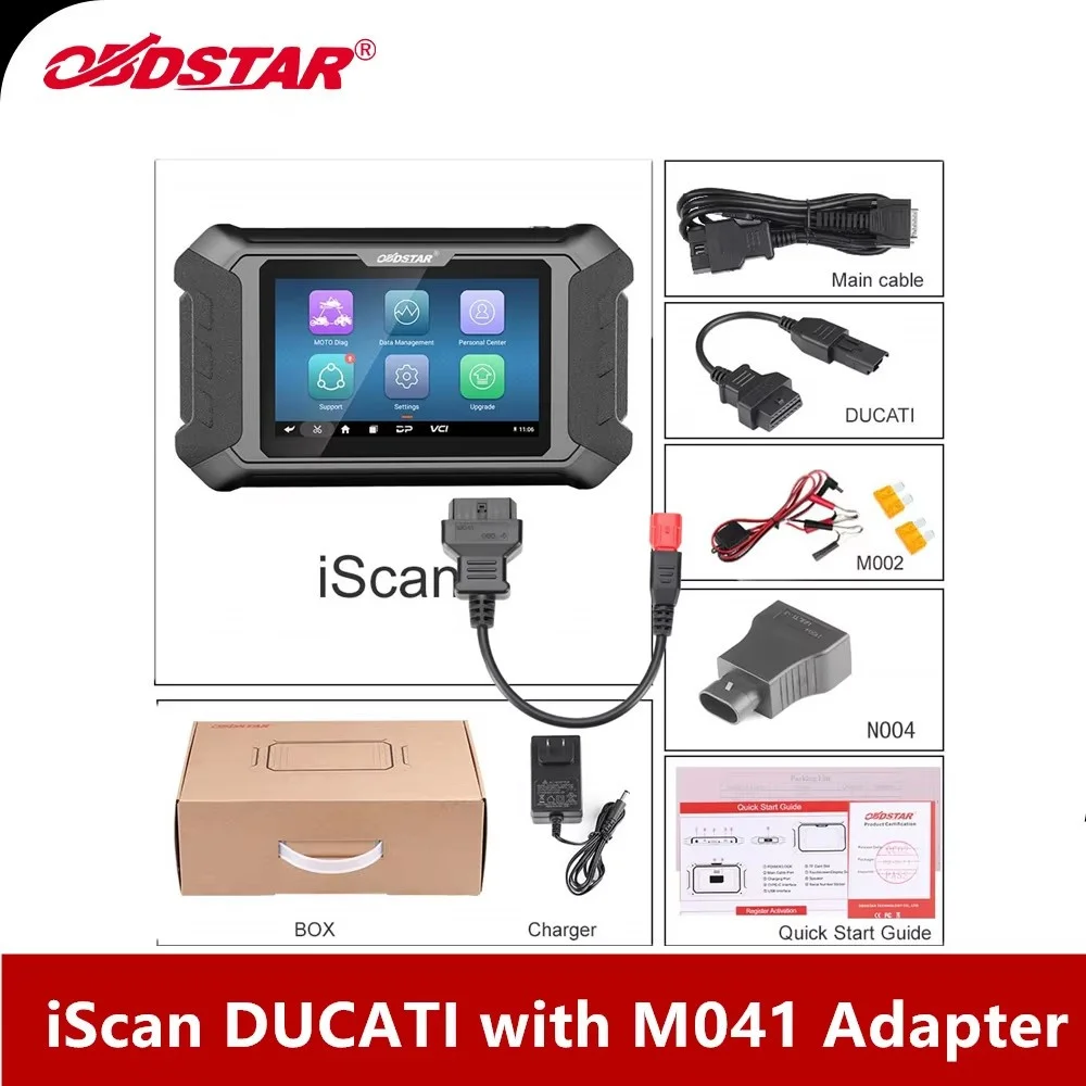 OBDSTAR IScan for DUCATI Motorcycle Diagnose Tool with M041 Cable