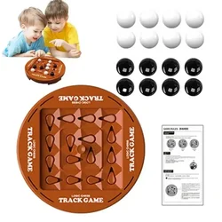 Gioco da tavolo in marmo strategia educativa gioco da tavolo con logica orbitale 2 giocatori gioco di strategia veloce Track Logic Board per una famiglia divertente