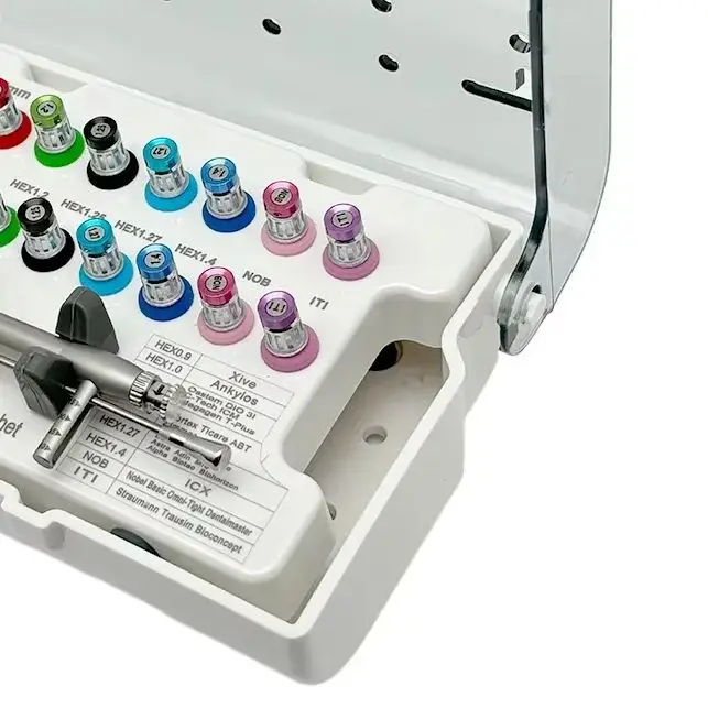 

Dental Implant Kit Prosthetic Torque Wrench Screwdriver Tool Fixing Removing Implant Restoration Instrument Tool Autoclavable