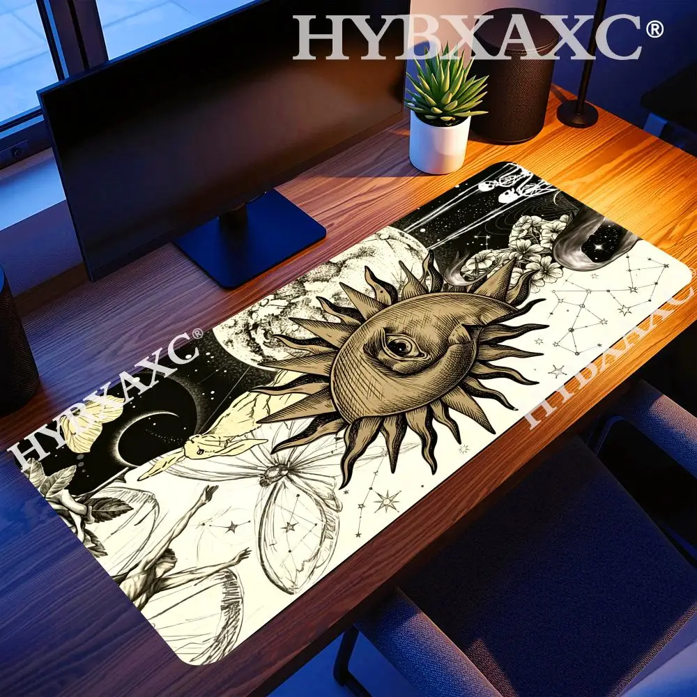 

HYBXAXC Sun Tarot Card Mouse Pad, Witchy Desk Mat, Gothic Office Decor,Astrology Desk Accessory for Daily Office Work and Gaming