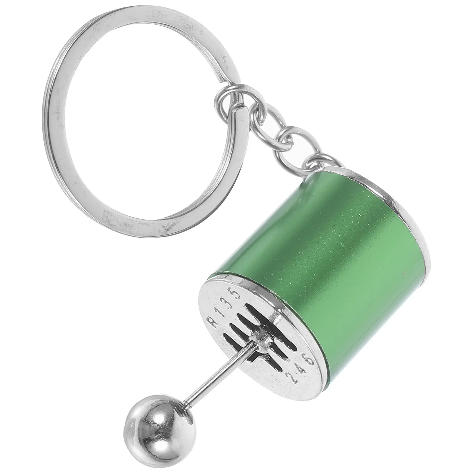 Mini Car Alloy Gear Shifter Keychain 6-Speed Manual Transmission Key Ring Fidget Wallet Chain Key Accessory Keychain Fidget