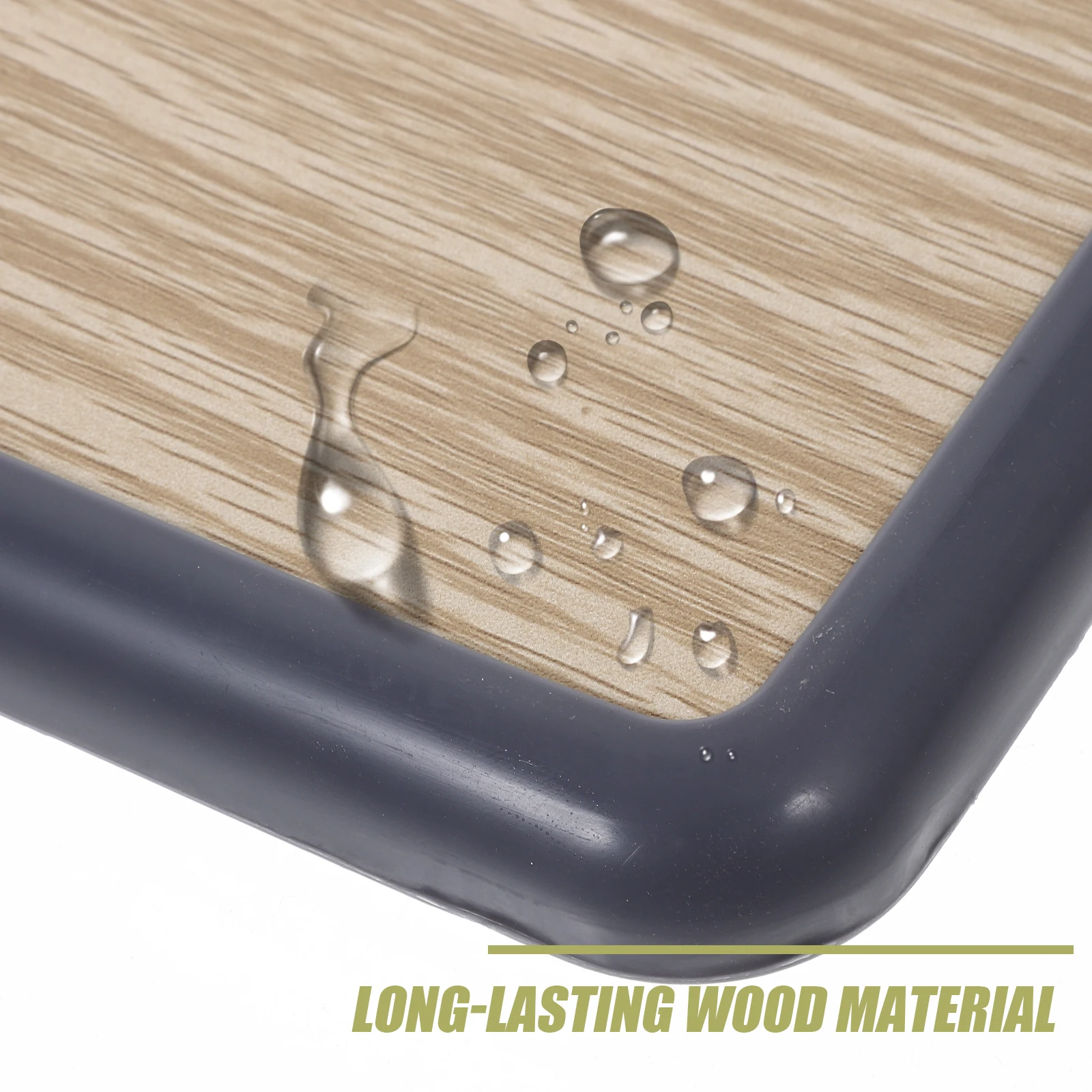 

Solid Wood Small Square Stool 34x24cm Seat Replacement Smooth Home Office Classroom Restaurant Use Wooden