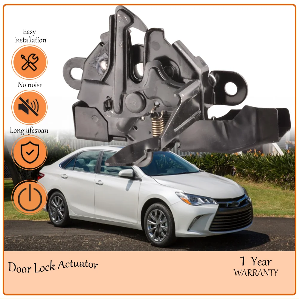 Sensorless Engine Hood Latch,Suited to Toyota Camry 2015-2017, Practical No Inductor Lock oem 5351006280,53510-06280,DLA1502