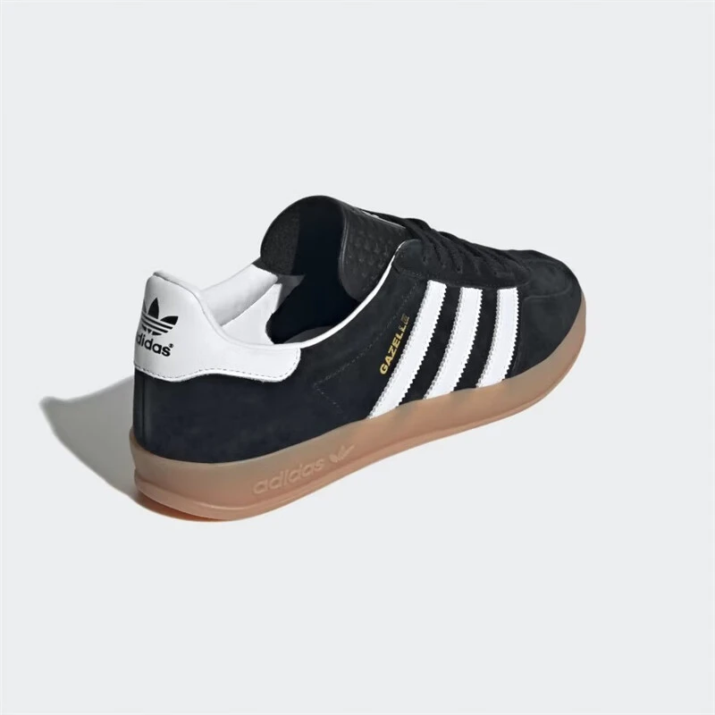 Adidas Originals Gazelle e Indoor Scarpe da tavola resistenti all'usura, leggere e basse da uomo nere