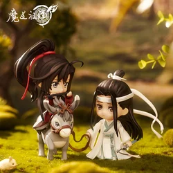 MDZS Figure Mo Dao Zu Shi Q Version Figure Wei Wuxian Lan Wanji Handmade Model Decoration Doll MDZS Collection Couple Figure Toy