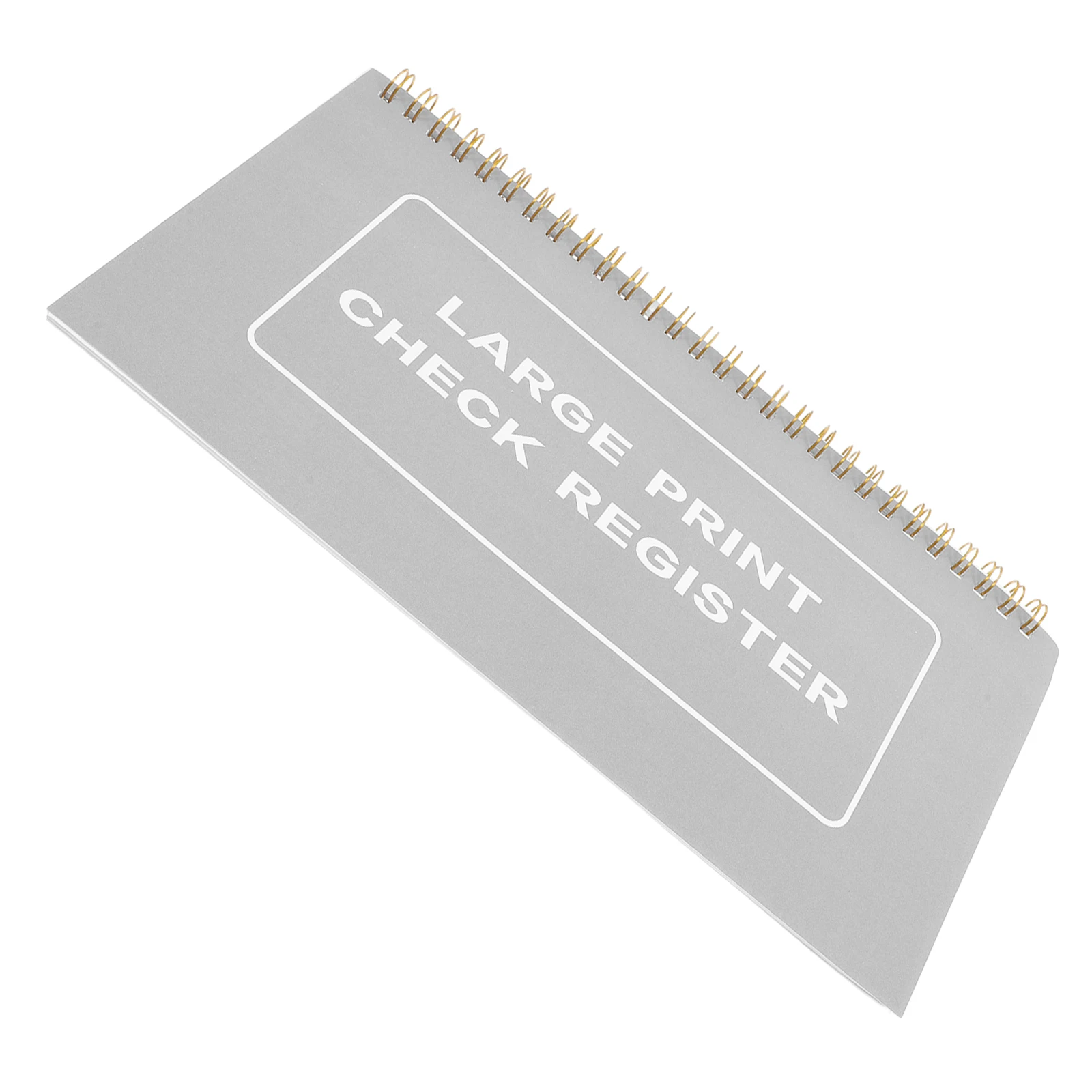 

2 Pcs Checkbook Register Account Book Sturdy Paper Portable Design Clear Forms Bill Tracker Money Ledger Folder