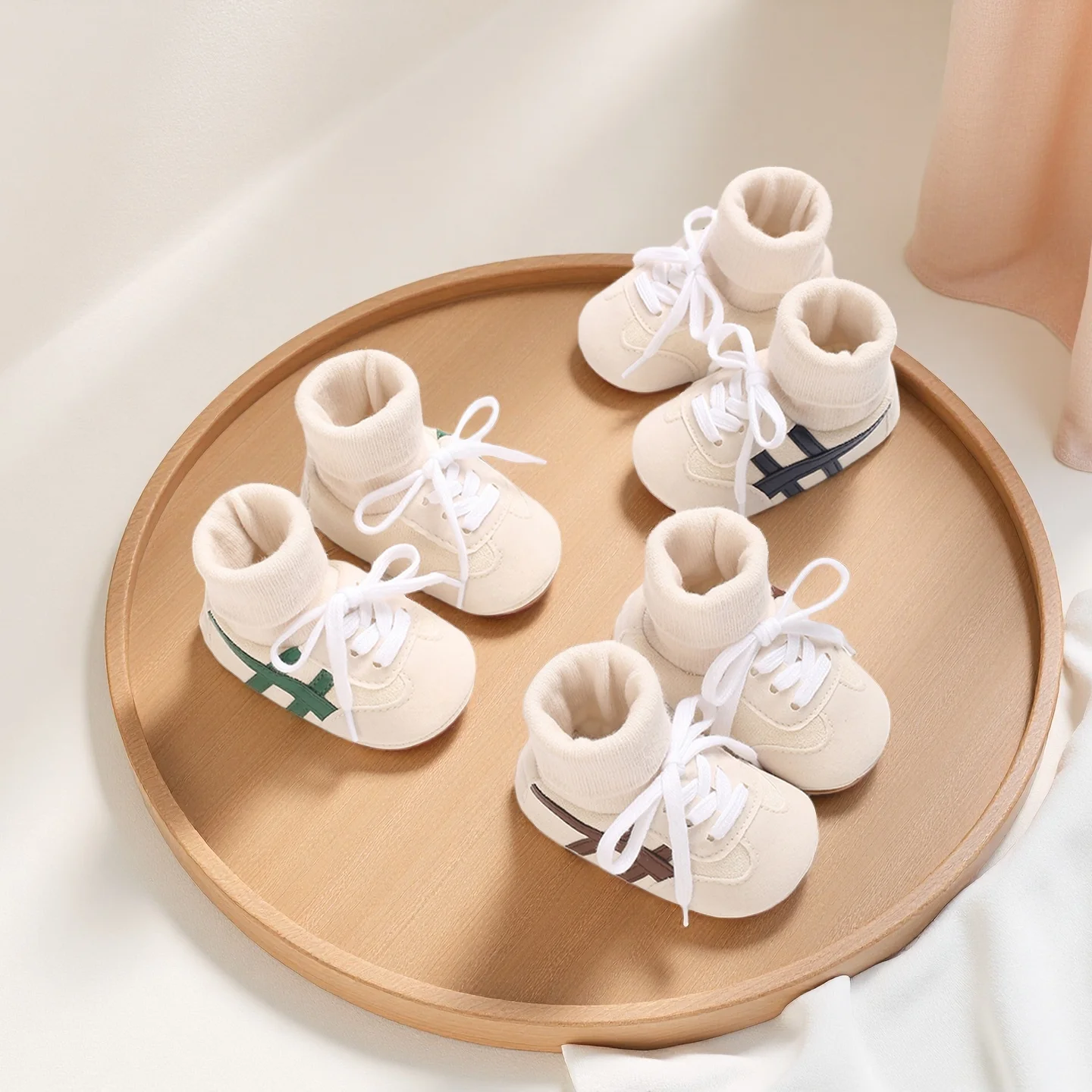 Baby Shoes Soft Cotton Socks Ankle Covering Style Autumn And Winter Warm Sports Shoes Toddler And Newborn Walking Shoes