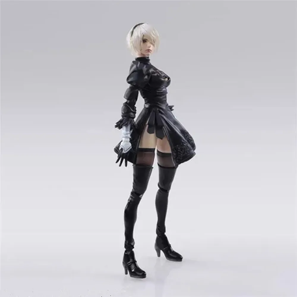 15CM NieR Automata Nier Automata 2B & Machine Lifeform PVC Action Figure Model Doll Toy Colletible Figurals