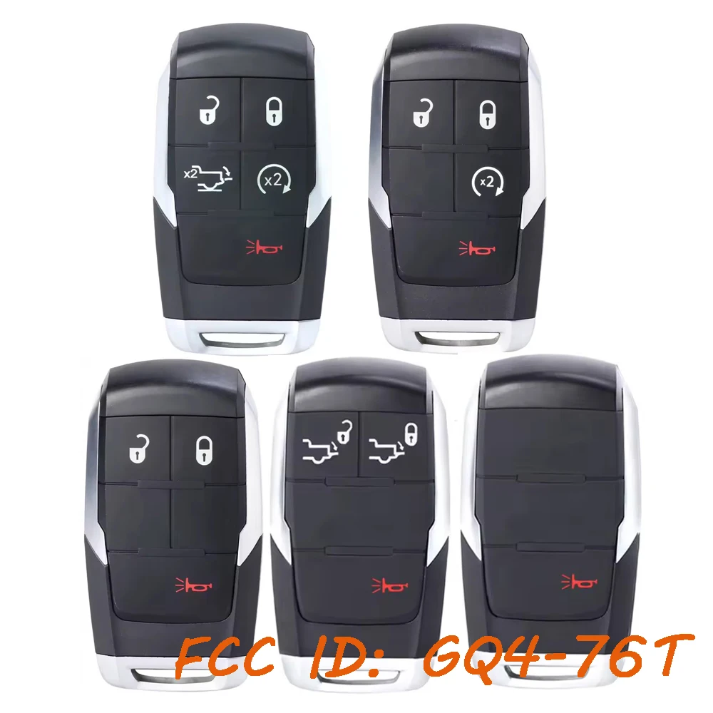 

GQ4-76T for Dodge RAM 2500 3500 4500 5500 Pickup 2019 2020 2021 2022 2023 2024 Smart Remote Key Fob 68365327 68374994 68365299