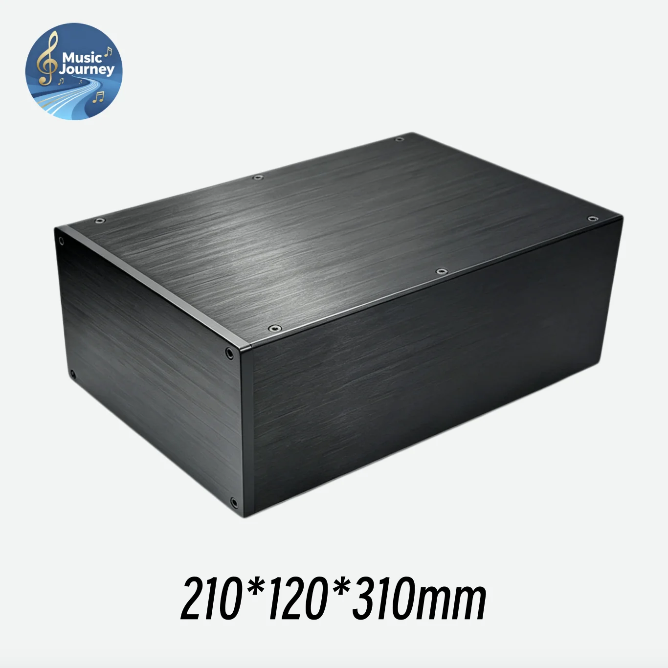 210*120*310mm Aluminum Amplifier Chassis Preamp Post‑amp Housing Hi‑Fi Power Filter DIY Audio Instrument Enclosure Case