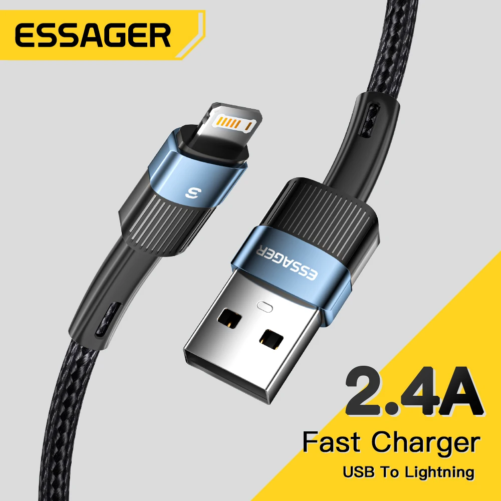 Essager USB Type C Cable For iPhone 14 13 12 11 Pro Max Xs 3A 20W Fast Charging Charger USB C Data Cord For iPhone charger Cable