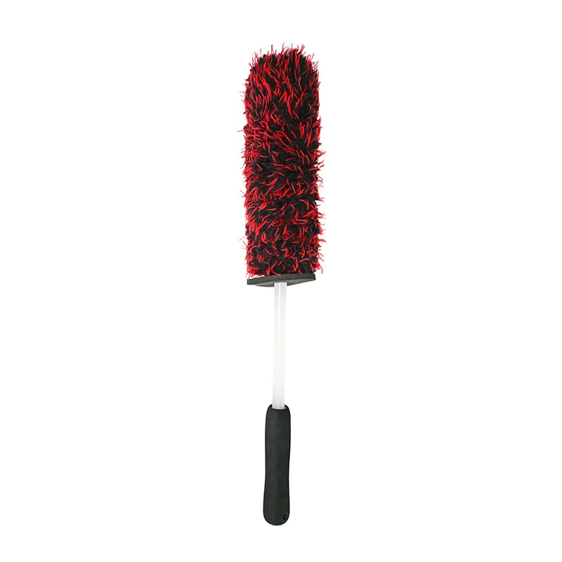 Car Wheel Cleaning Brush Microfiber Tire Rim Detailing Brush Decontamination Washing Tool for Car SUV Truck Motorcycle Auto Care