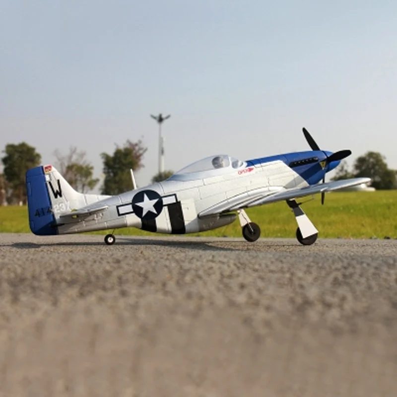 Dynam Mini P51d Wingspan 760mm Fighter Like Real Aircraft, Remote-controlled Fixed Wing Small Aircraft, Outdoor Rc Toy