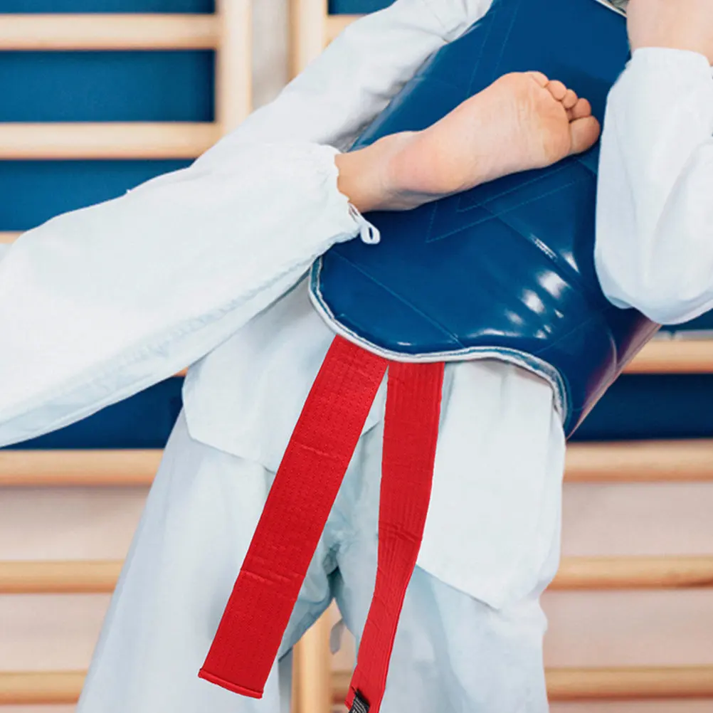 

Набор из 3 хлопковых поясов для тхэквондо, пояс для боевых искусств, для тренировок по каратэ, тхэквондо, кикбоксингу, легкий, дышащий, моющийся