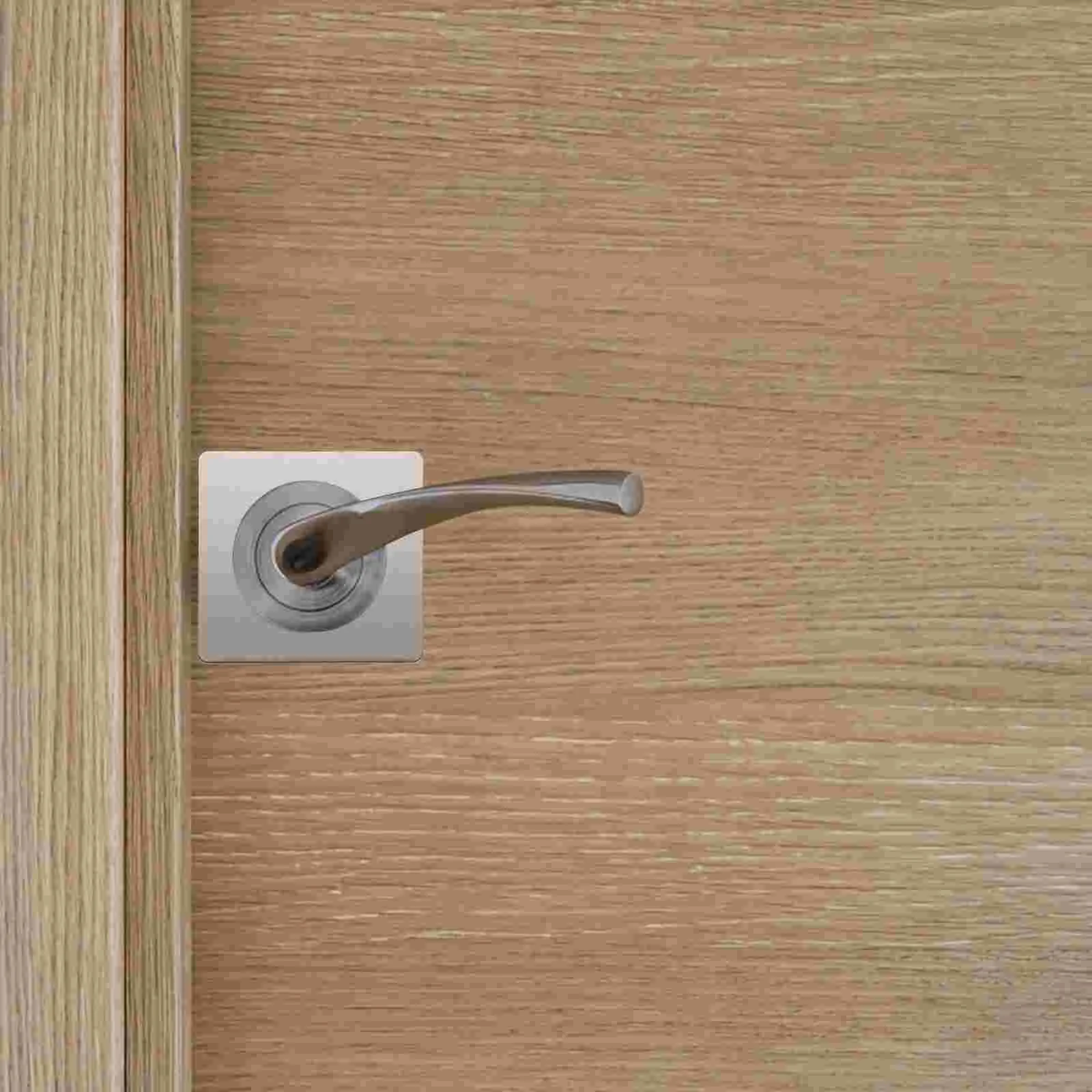 

2 Pcs Filler Ball Lock Door Reinforcement Plate Gate Deadbolt Cover Adjustable Stainless Steel Hole Child Handles