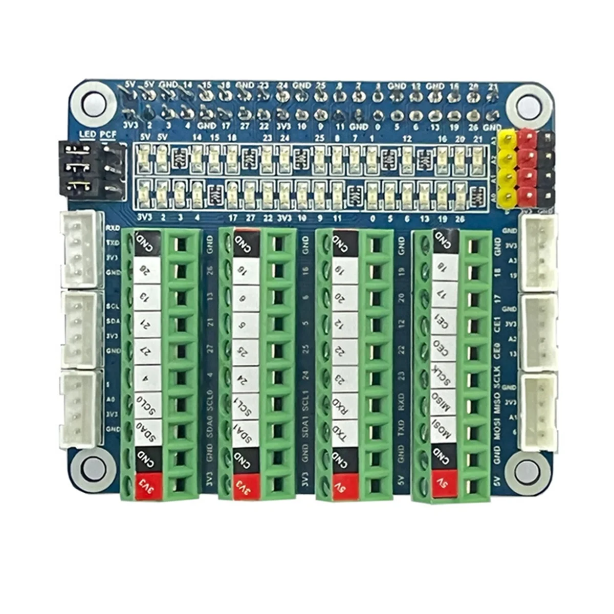 

ABGV PCF8591 Expansion Board LED GPIO IO Test ADC/ Sensor Beginner Board for