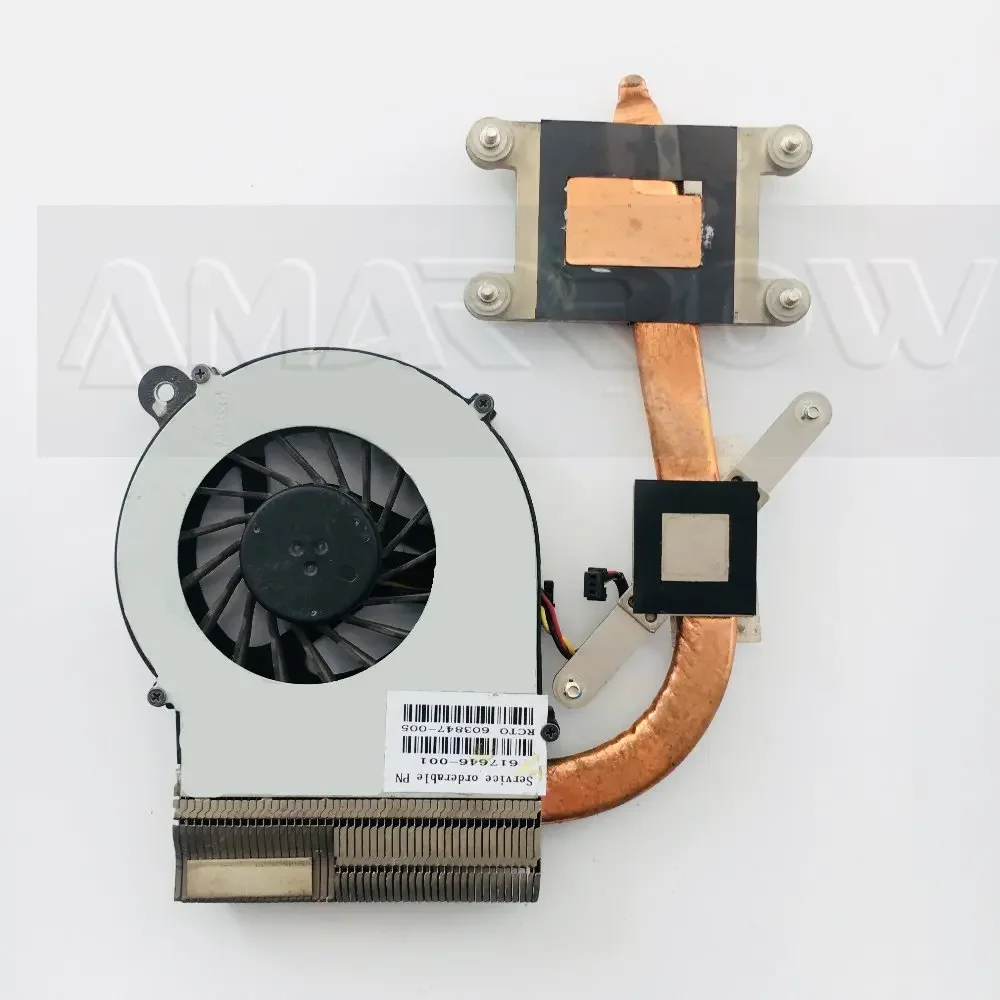 Original Laptop Cpu Cooler Heatsink and FAN for Hp CQ42 G42 CQ62 595833-001 617646-001 603847-001 Independent Thermal Module