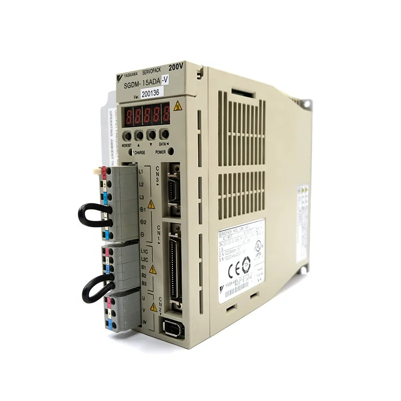 

Original New Servo Driver Cnc Control SERVOPACK Three-Phase 200 V 1.5kW AC Servo Driver SGDM-15ADA-V Yaskawa