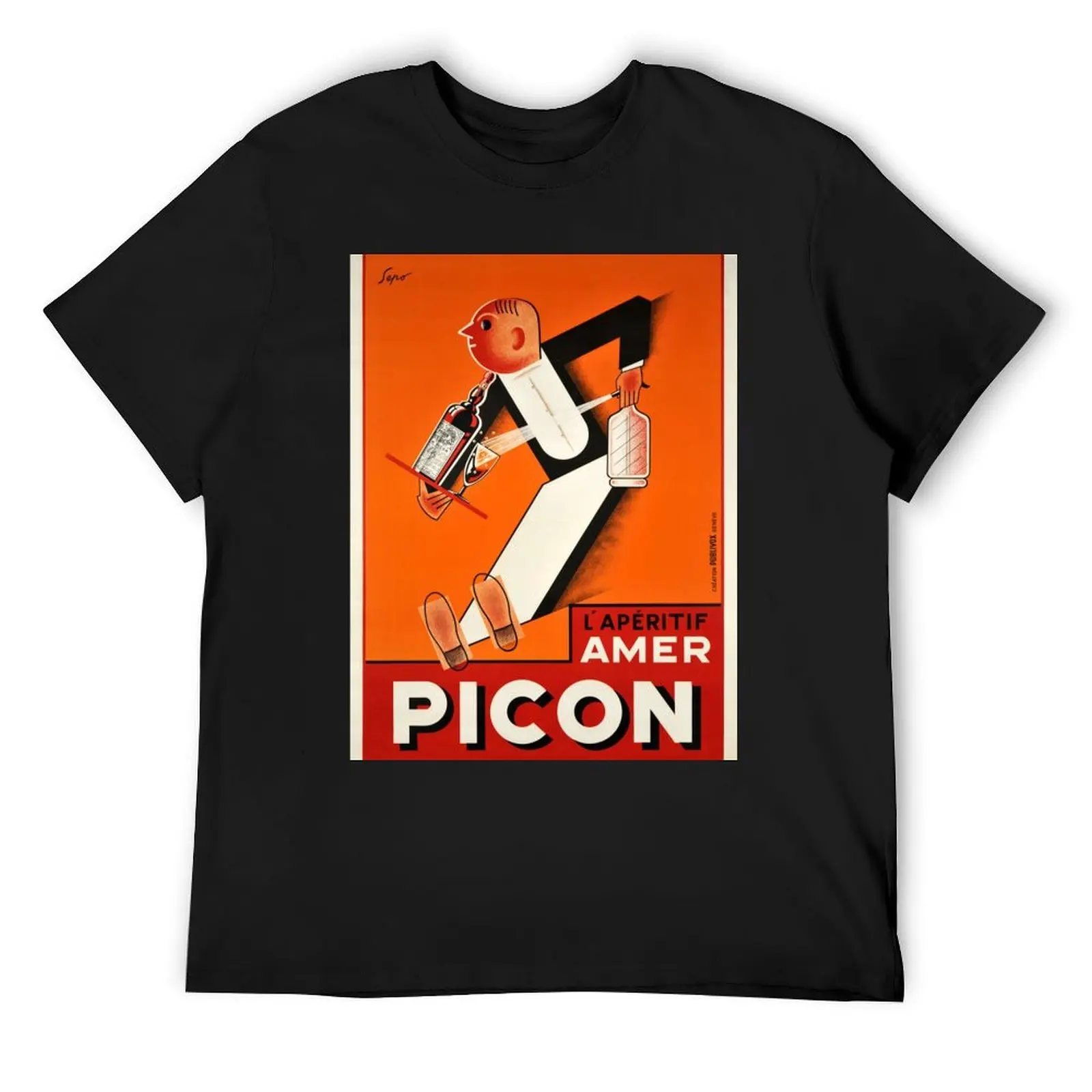 

Vintage pub - Picon, aperitif T-Shirt graphic tee shirt Funny t-shirts summer shirt tee shirts for men