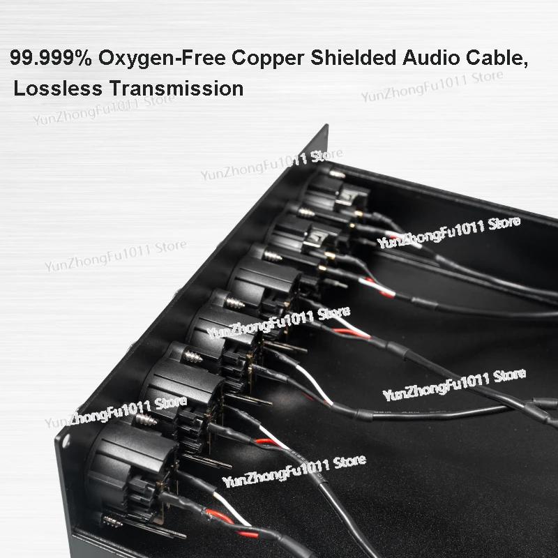 Passive Audio Switcher  2 in 1 out /2 out 1 in XLR Balanced Audio Switch Lossless Signal Converter Selector Splitter QX1