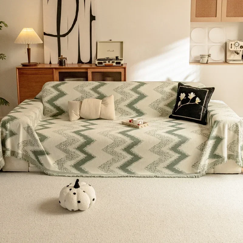 

Chenille Sofa Throw Blankets Four Season Universal Sofa Cover for Living Room Anti-cat Scratch Sofa Towel Tablecloth Camping