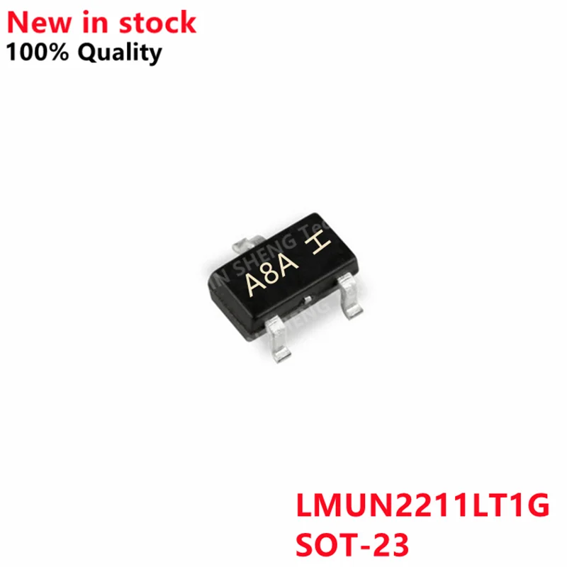 50PCS LMUN2211LT1G MMUN2211LT1G Marking A8A SOT-23 SMD digital transistor