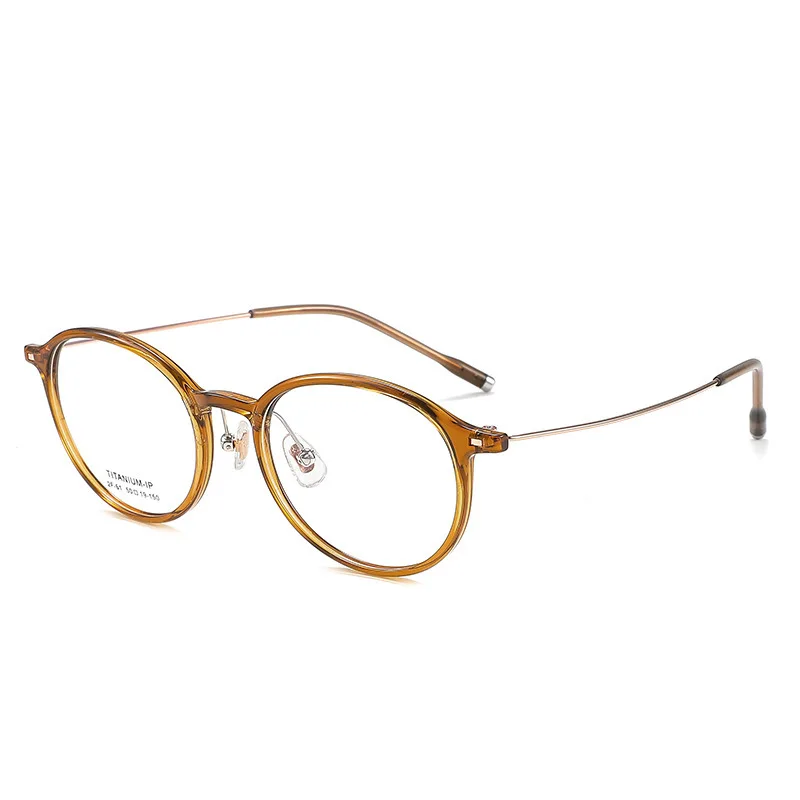 

Оправы для очков из ацетата и титана 2026: круглые, ретро-стиль, унисекс, для коррекции зрения, ультралегкие