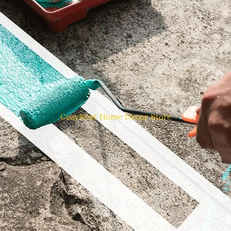 92MF Easy Carry Parking Lot Line Stencil Tool Creates Perfect 10Cm Wide Stripe Every Time Heavy Duty Layouts Guide for Road