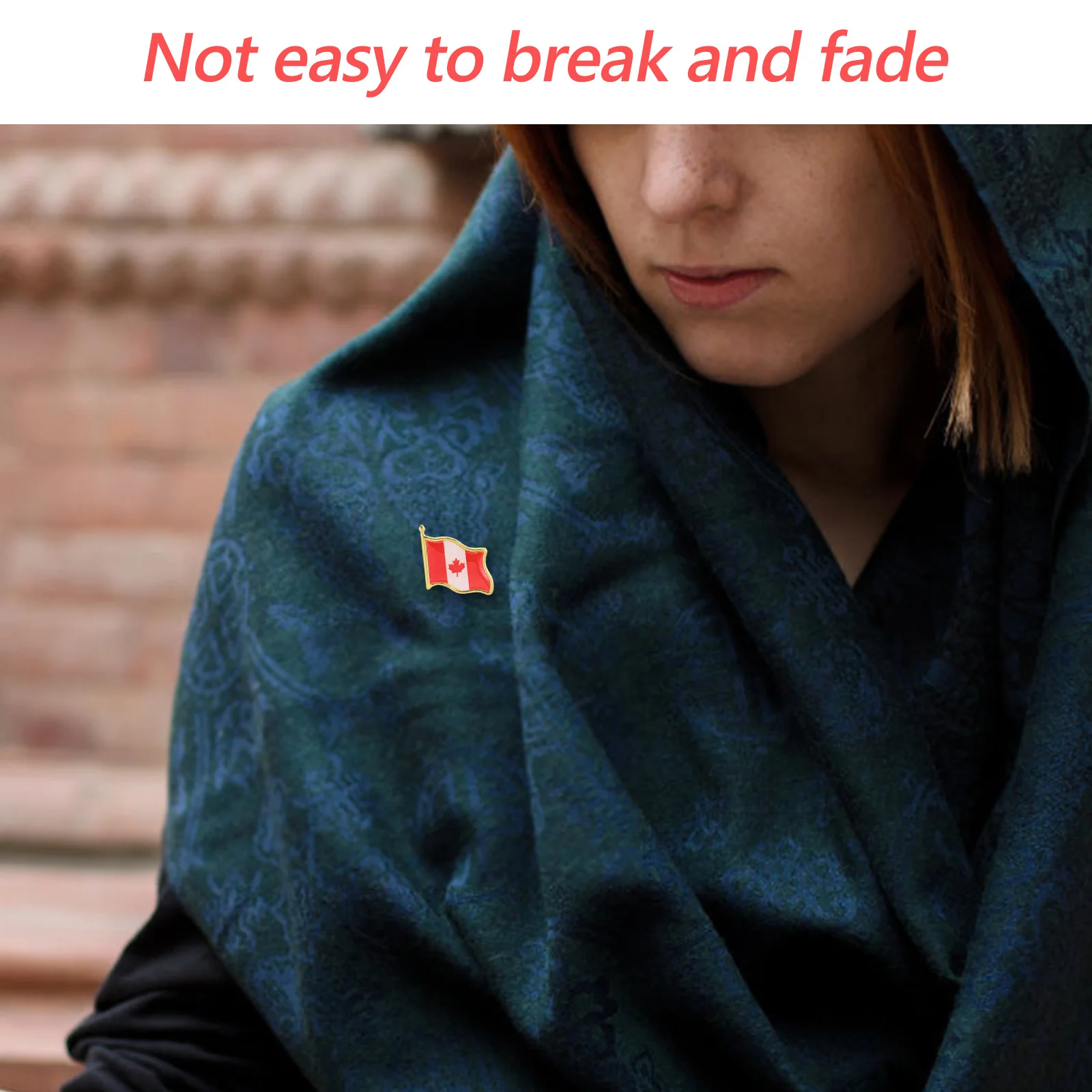 

25pcs Canada Flag Pin Metal Brooch Clip For Scarf Shawl Clothes Decorative Lapel Pin Badge Men Women Travel Accessory