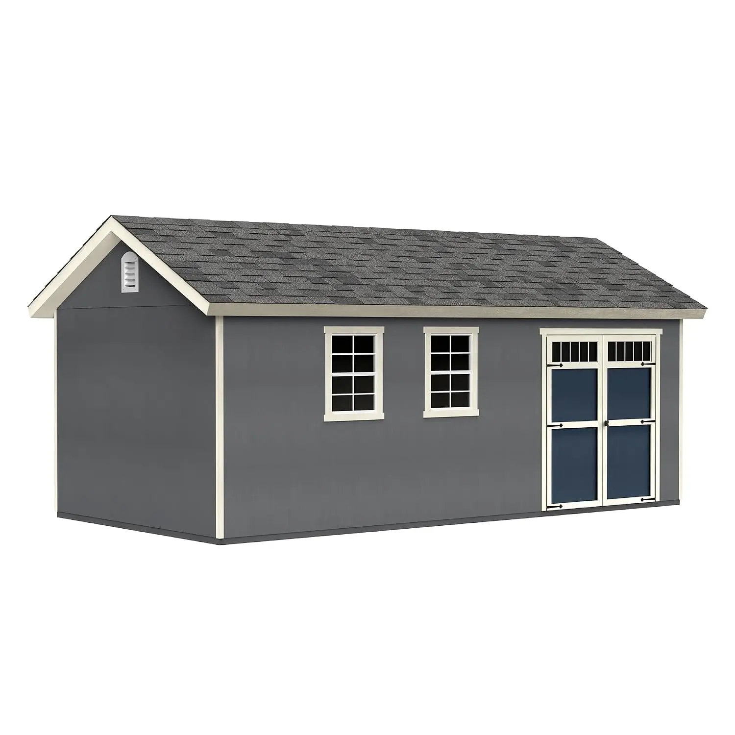 10x20 Wood DIY Storage Shed with Lockable Door & Window for Backyard Garden Tool Organization, Customized
