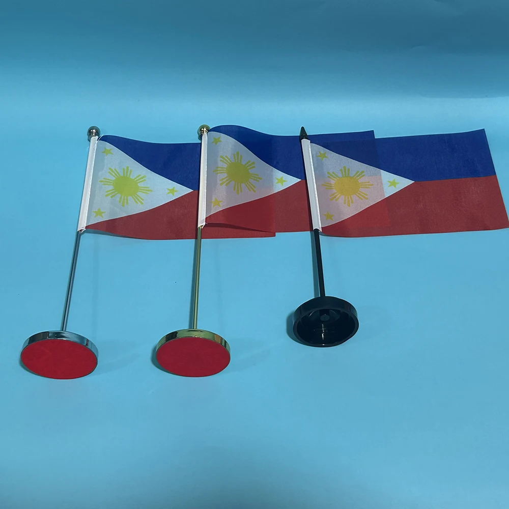 SKY FLAG Office Desk Flag of Philippines Flag 14x21cm Philippines National Flag Country Banner Desk Ornaments Flags