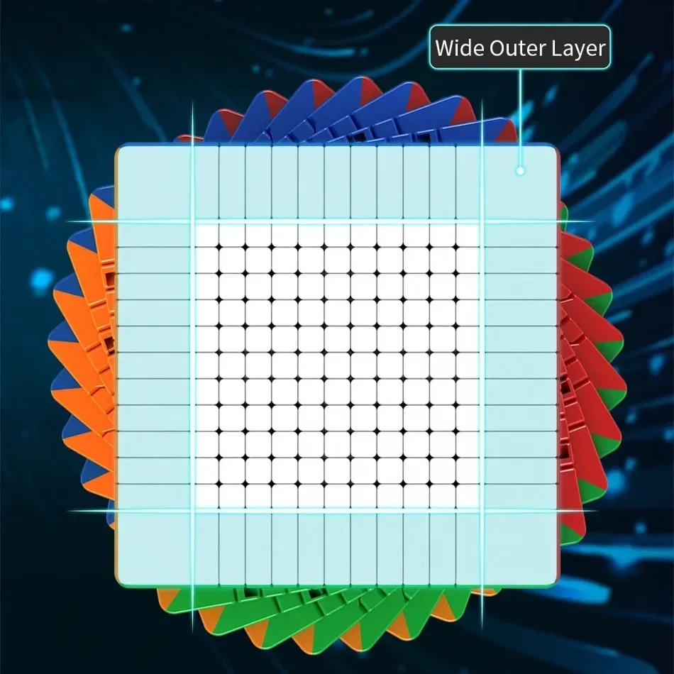 [ECube] MoYu Meilong 13x13 Kostka Magiczna Bez Naklejek Kostka Logiczna Profesjonalna cubo magico Prezent dla Dzieci Zabawka Edukacyjna