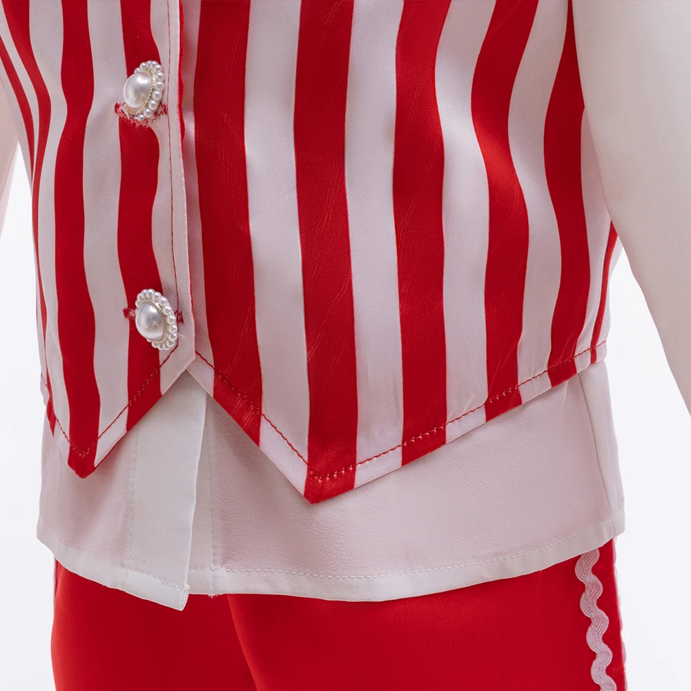 Disfraz de Papá Noel para niños, chaqueta de manga larga de Navidad, pantalones, sombrero, conjunto para niños, Navidad, Halloween, Cosplay, trajes de 3 piezas