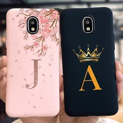For Samsung J7 2017 Case J730 SM-J730F Fashion Letters Crown Silicon Shockproof Cover For Samsung Galaxy J7 J5 J3 Pro 2017 Funda