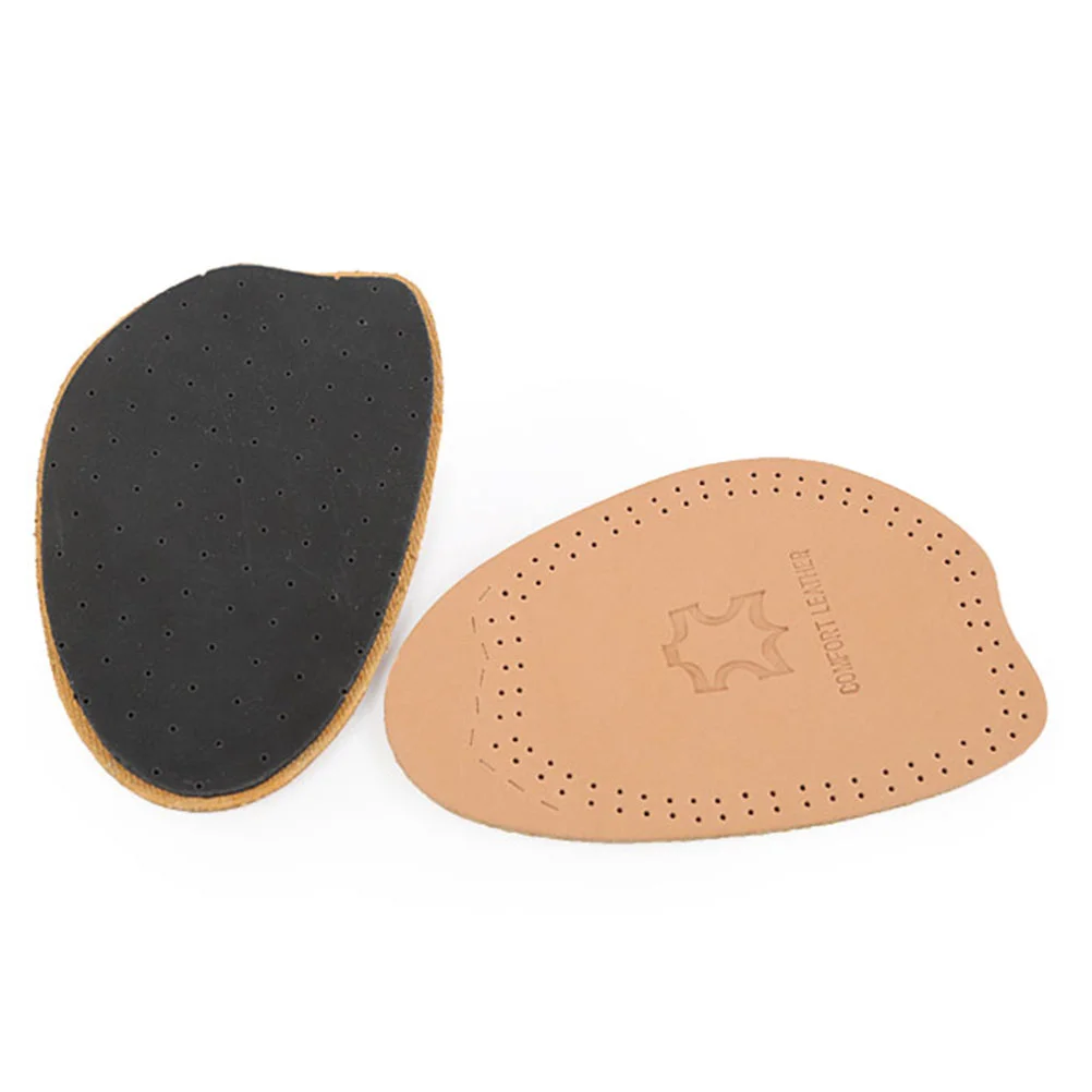 1 Pair of Half Insoles Comfortable and Latex Inserts Front Insole Breathable Shoe Pad Cushion