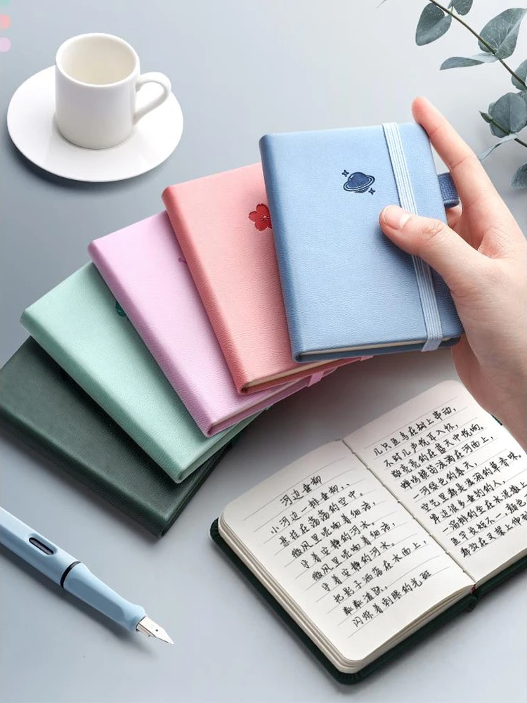 A7 Mini Notebook Portable Pocket Notepad Memo Diary Planner Agenda Organizer Sketchbook Office School Stationery100Sheet