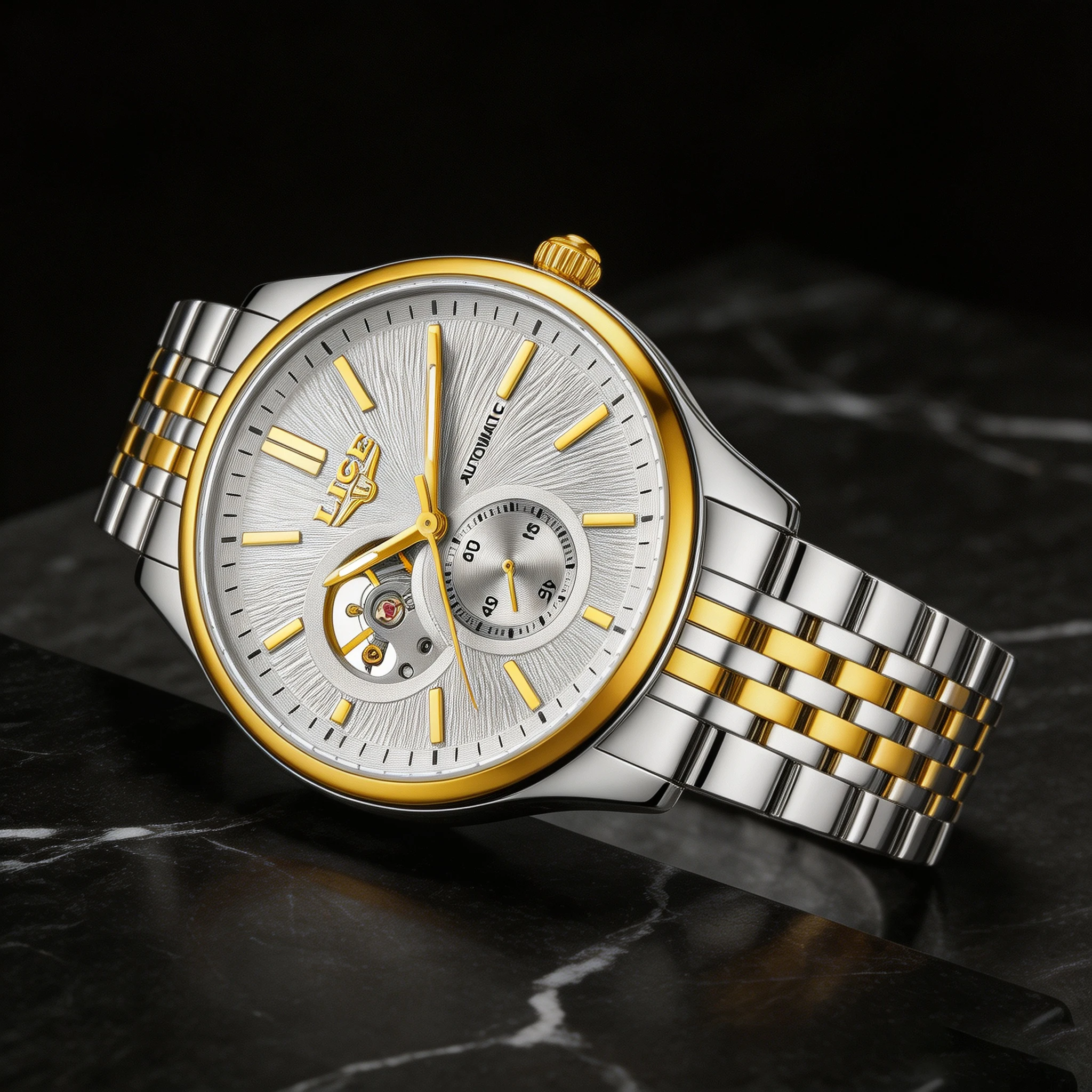 LIGE Nieuwe Heren Automatisch - Skeleton Automatic Watch Luxury Tourbillon recensie en prijs