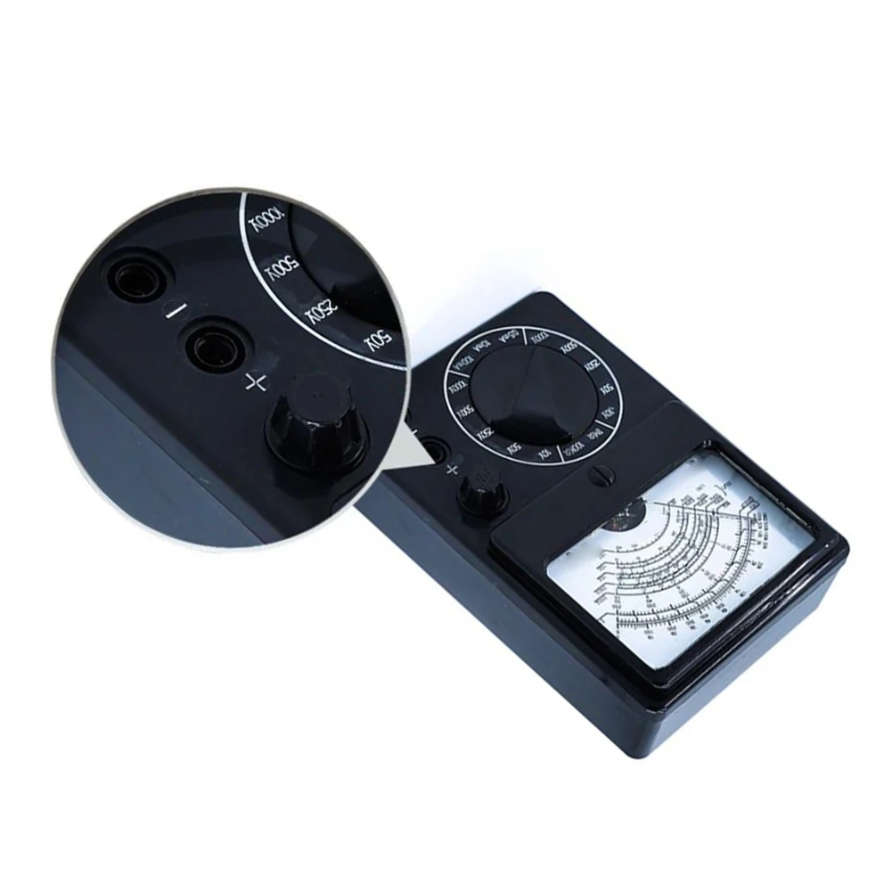 F15 Multimeter Tester with Moving Coil Mechanism and 2.5 Percent Full Scale Accuracy for DC Voltage and Current Readings