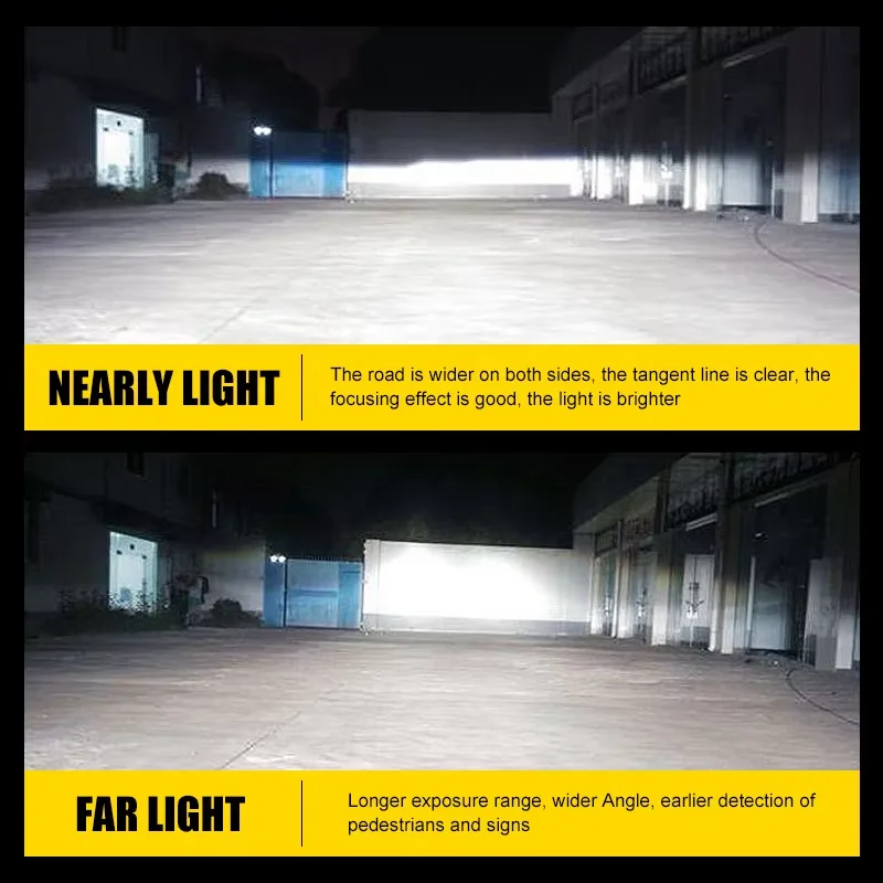 F2 سيارة LED المصابيح الأمامية H4 H7 H1 H8 H9 72 واط 12000LM H11 9005 9006 HB3 HB4 CSP رقائق توربو مروحة 6000 كيلو الضباب مصباح Нeadlamp 2 قطعة #4