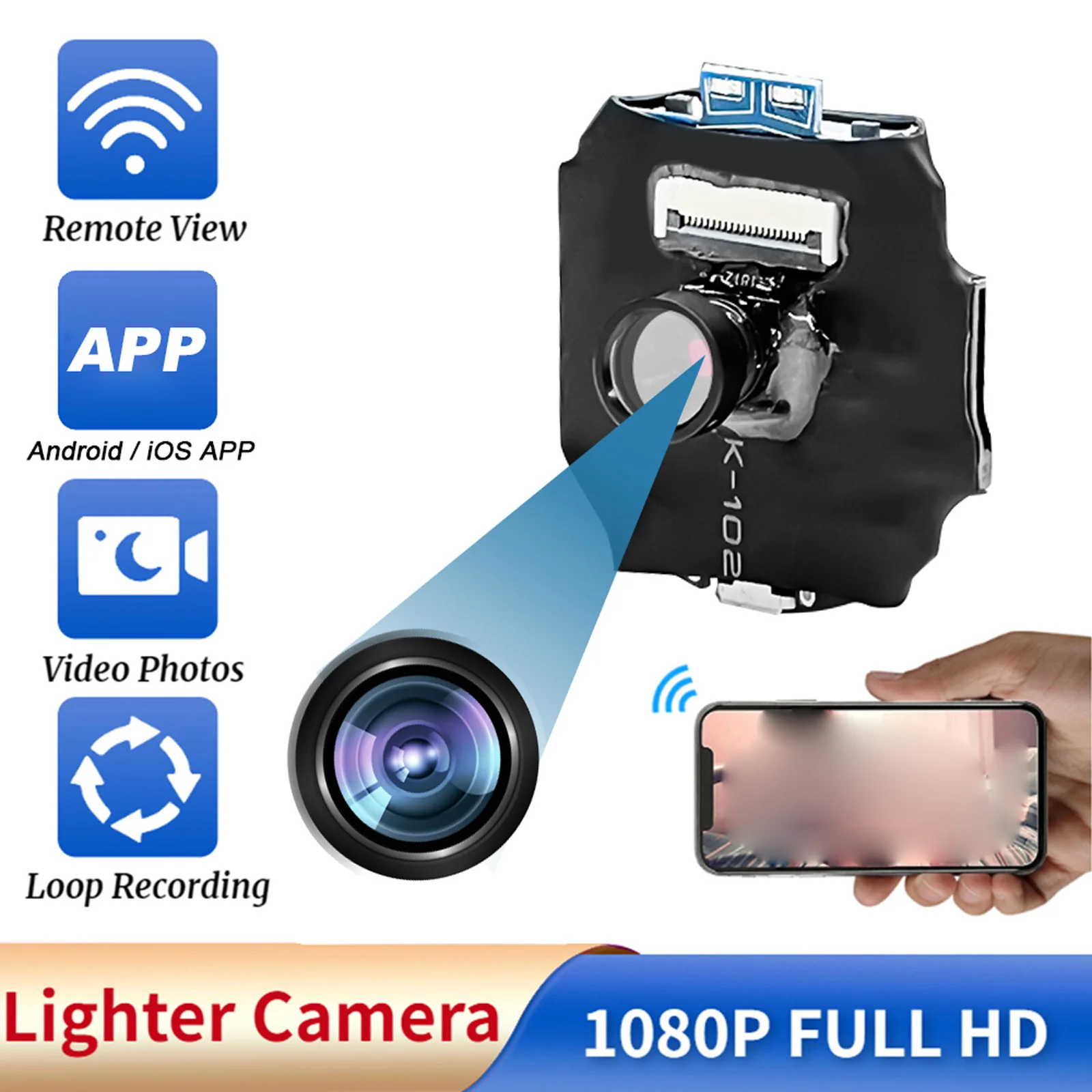 

WIFI Camera 1080P Camera Easy Operating HD Image Lightweight Portable Premium Cams For Home Security Guard