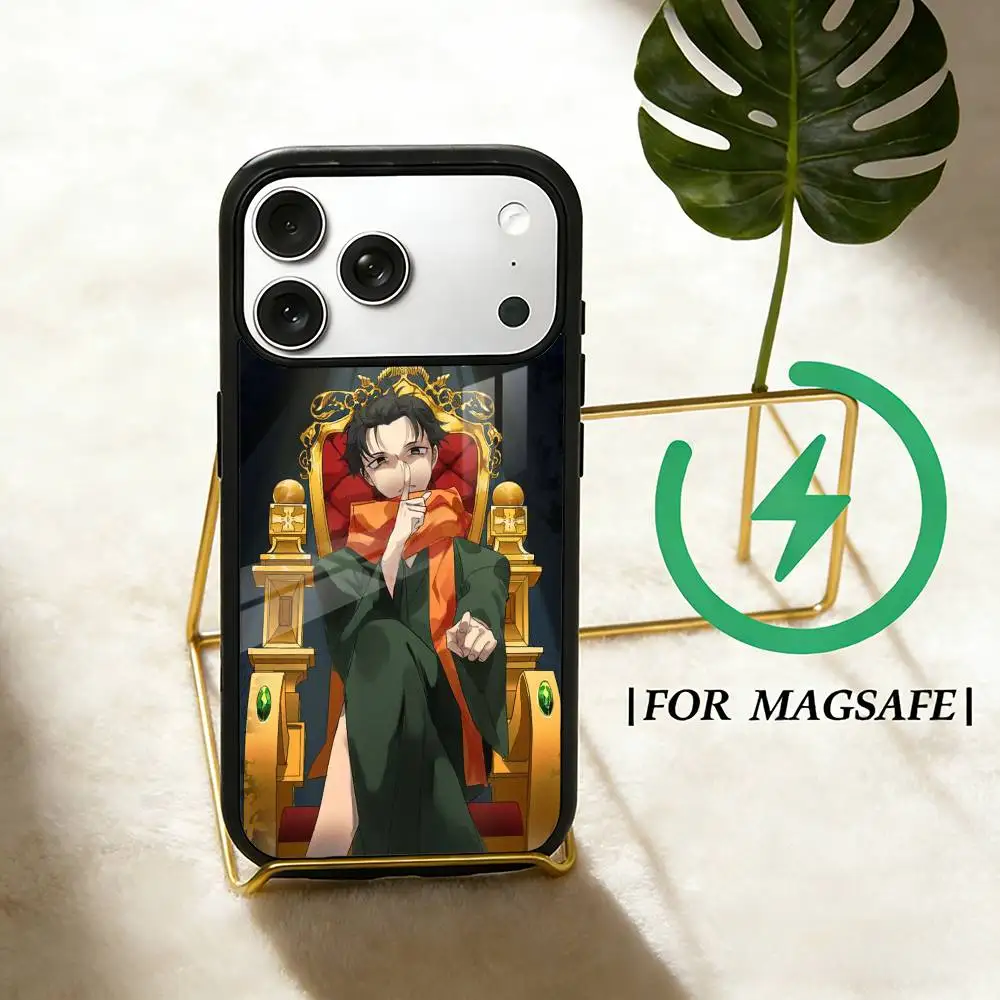 Re Zero N-Natsuki Subaru Anime  Phone Case For iPhone 17 16 15 14 13 12 Pro Max Plus for Magsafe Wireless Magnetic Cover - view 5