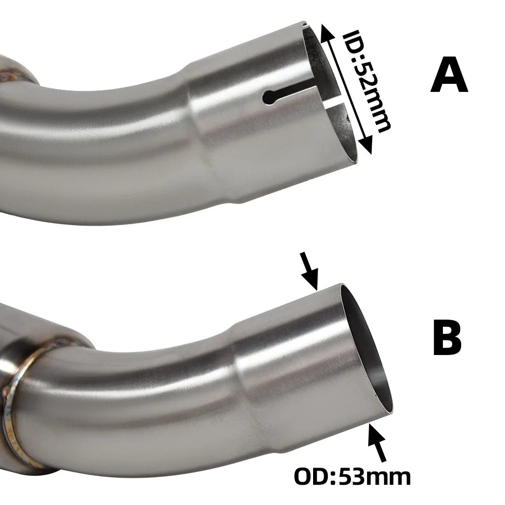 لكاواساكي Z900 2017-2025 دراجة نارية الانزلاق على خط العادم تعديل عدة الهروب دراجة عادية الفولاذ AW الخمار مع DB القاتل