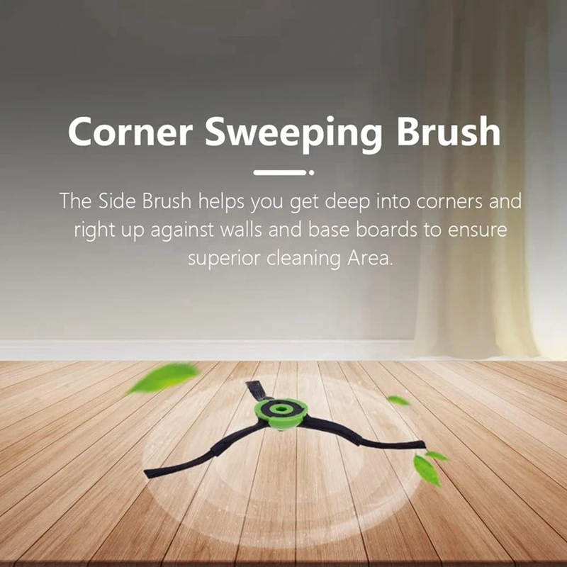 A01V-18X فرش جانبية لـ Irobot Roomba E, I, & J Series E5, E6, I1, I1+, I3, I3+, I4, I4+, I6, I7, I8, J7, J7+ Plus