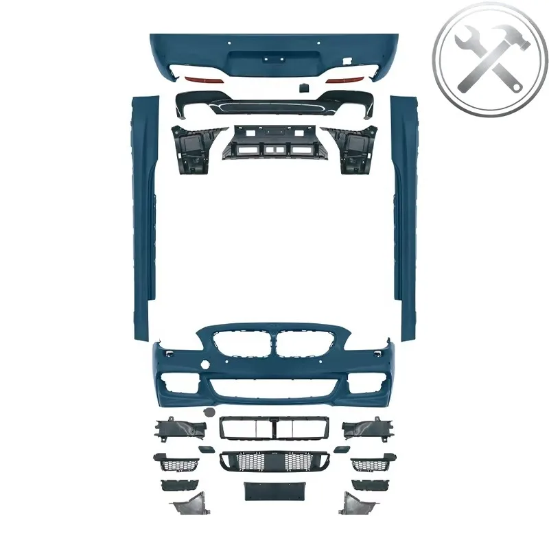

Unique Design MT M Sport Full Body Kit Front Rear Bumper Side Skirt Exterior Modified Parts For 6 Series F06 F12 F13 2011-2016