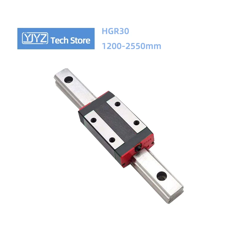 

1PC HGR30 Linear Guide Length 1200-2550mm+1PC HGH30HA/HGW30HA/HGW30CA/HGW30CC Steel Protection HGH30CA/HGW30CC CNC Machines Part