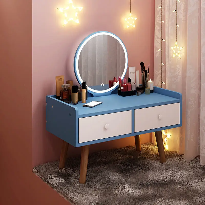 Dressing Table With Mirror Bedroom Furniture Nordic Makeup Table Fashion Small Bay Window Simple Dressing Table Small Apartment