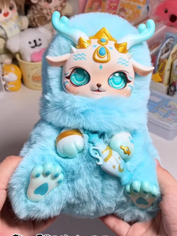 

Подлинная слепая коробка Mobo Star, серия «Двенадцать созвездий», загадочная коробка, мягкая коллекция, подарок-сюрприз, плюшевая виниловая кукла для девочек, рабочий стол