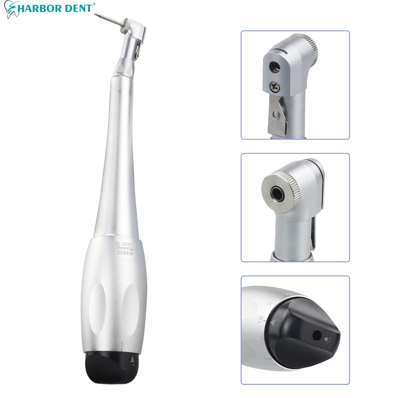 

Dental Universal Implant Torque With 16pcs Drivers Wrench Dentistry Latch Sliver Head Handpiece 5 to 35 N.cm Dentist Tools